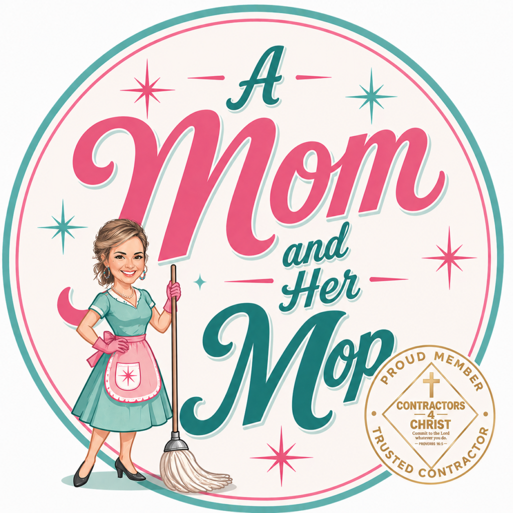 A Mom with Her Mop